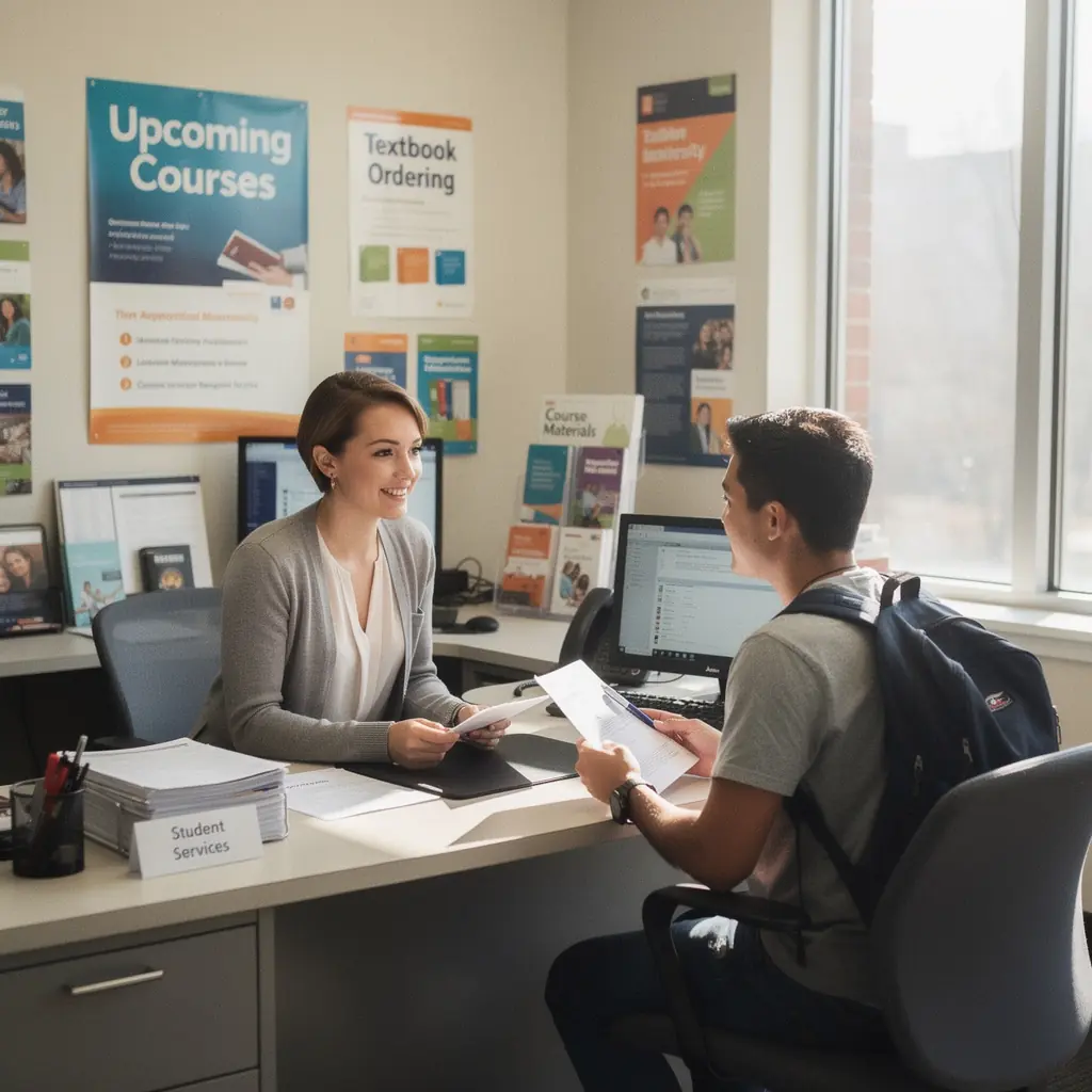 ZГЎbД›r na skupinu studentЕЇ, kteЕ™Г­ diskutujГ­ o uДЌebnicГ­ch